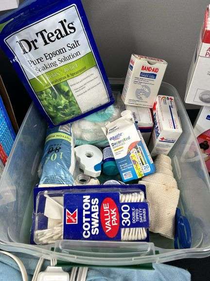 Assortment of Medical Products: Blood Pressure Cuff, BP Monitor, Body Wrap, Etc.