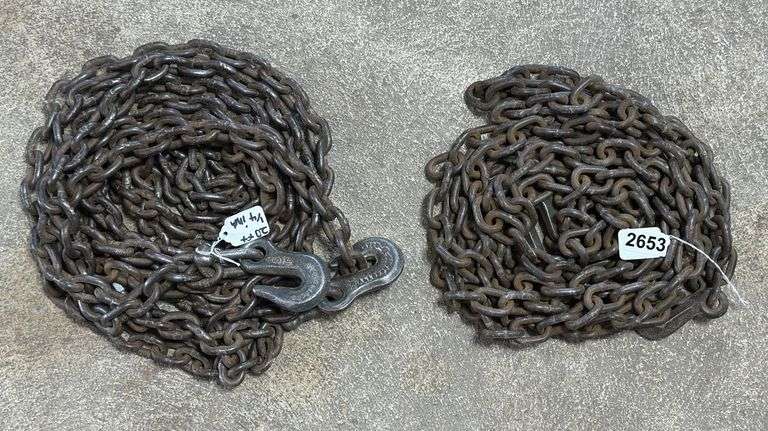 Pair of 1/4” Log Chains