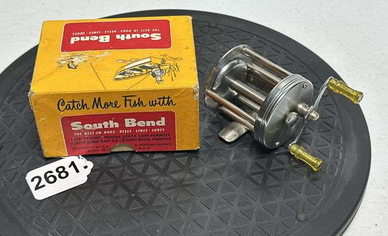 South Bend No.20 Level Wind Bait Casting Reel