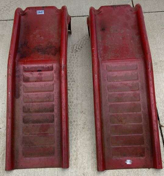 Pair of Metal Car Ramps
