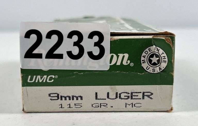 Remington 9mm Luger Rounds