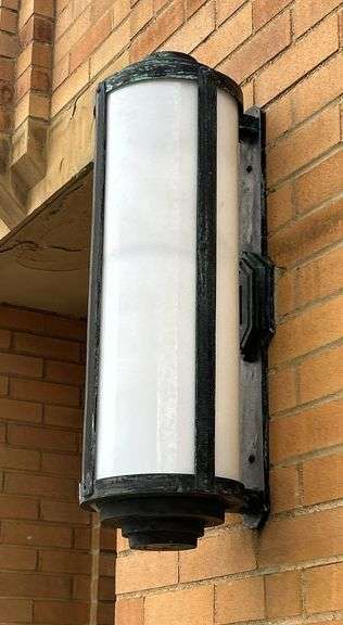 Art Deco Exterior Cylinder Lighting