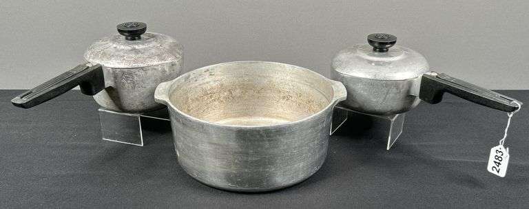2 Magnalite 1 QT. Saucepans & 5 QT. QHC Pot *Without Lid*