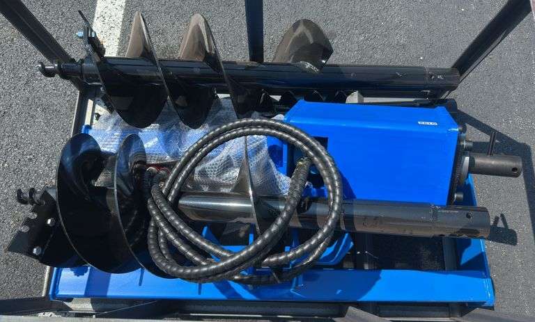 CFG Industrial SSECAG-Y Skid Loader Auger Attachment & Bits