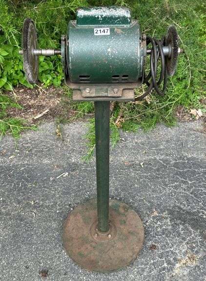 Green Bench Pedestal Grinder