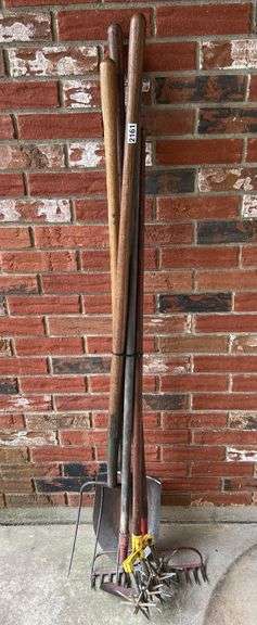 Shovel, Rake, Pitchfork, & Cultivator