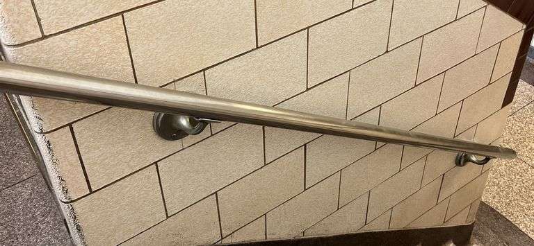 Hand Rails Located on Steps Near City Managers Office