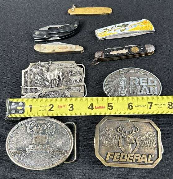 ‘Federal’, Coors’ and other Misc Belt Buckles