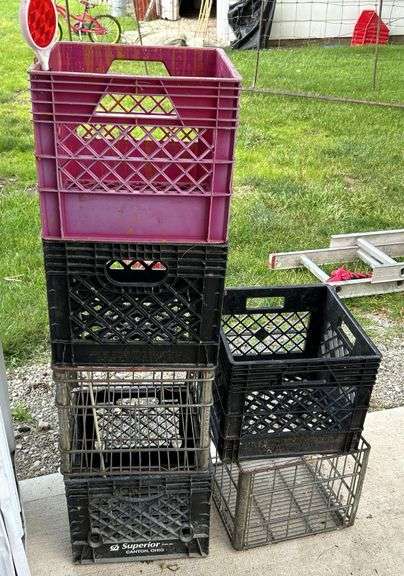 6 Milk Crates