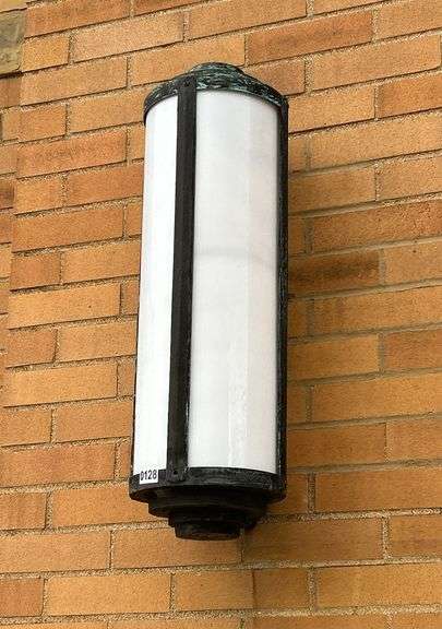 Art Deco Exterior Cylinder Lighting