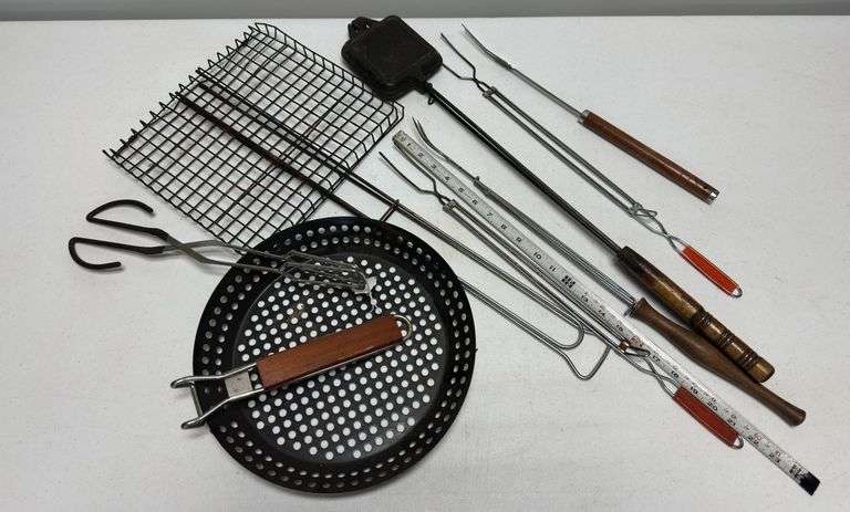 Pie Iron, Skillet, S’mores Sticks & Campfire Cooking Utensils
