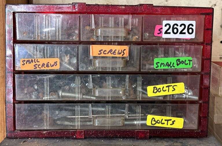 Nuts & Bolts Organizers & Contents