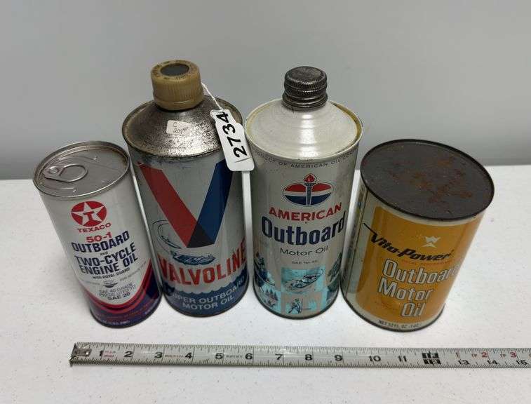 Unopened Outboard Motor Oil