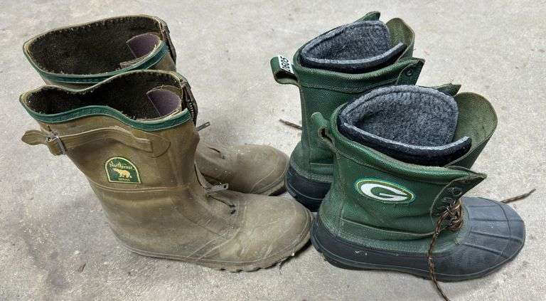 (2) Pairs of Size 11 Boots