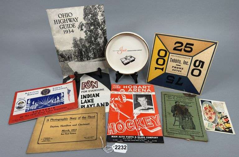 Cleveland, Dayton, & Michigan Vintage Advertising Pieces image