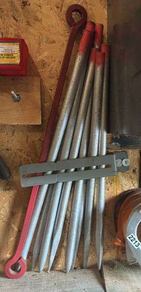 Assortment of Horseshoes & Stakes