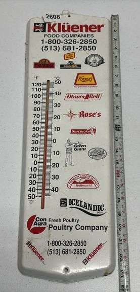 Klüener Food Companies Advertising Thermometer
