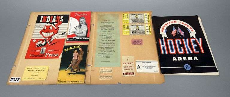 Cleveland Indians World Series Tickets, Program, & Assorted Sports Collectibles image