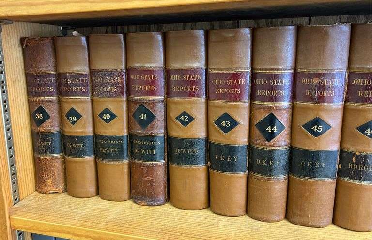 Ohio State Reports Volumes 38-76