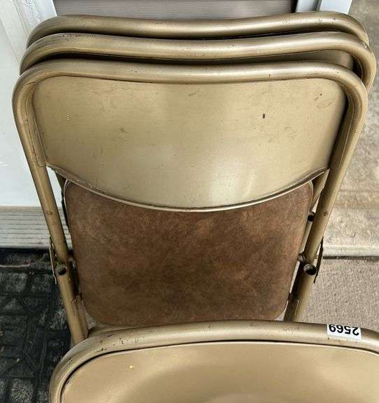 4 Padded Card Table Chairs