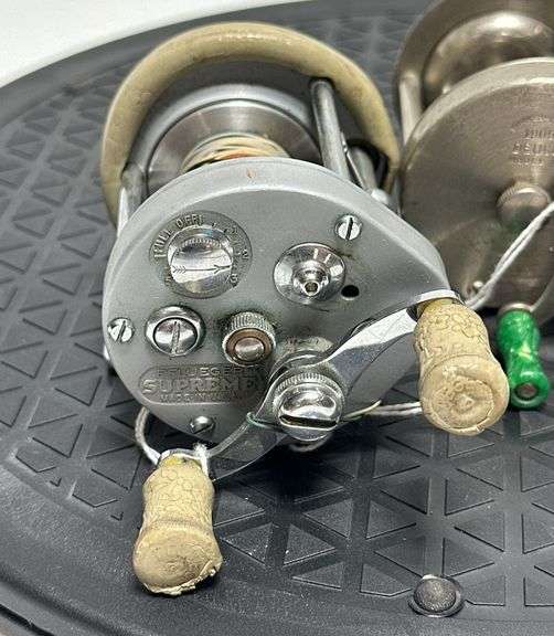 Pflueger Supreme, Shakespeare 1905 Deuce, & Bronson Leashless Model No. 1700 Reel