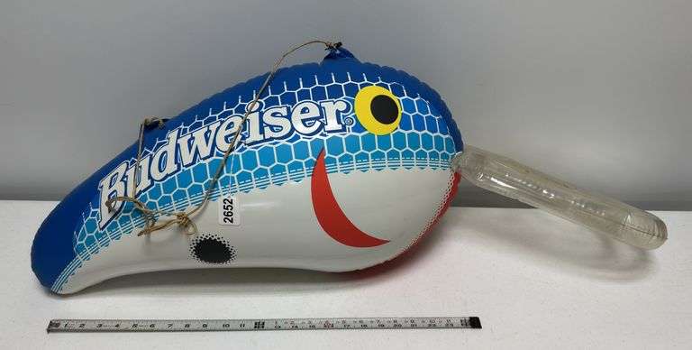 Blow up Budweiser Advertising Fishing Lure