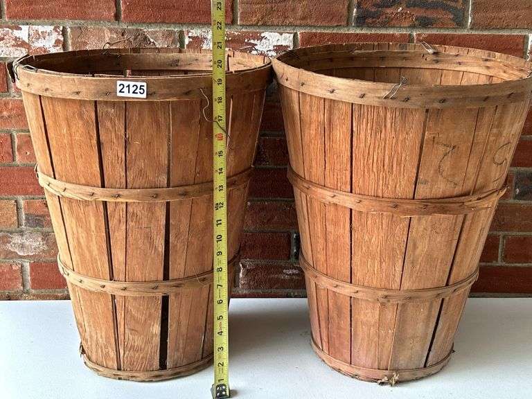 Bushel Baskets (x2)