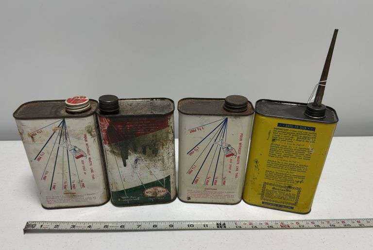 Wolf’s Head Oil, 7C’s Oil, & Sulflo Tins