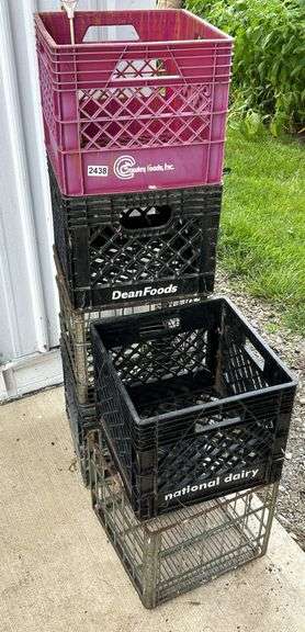 6 Milk Crates