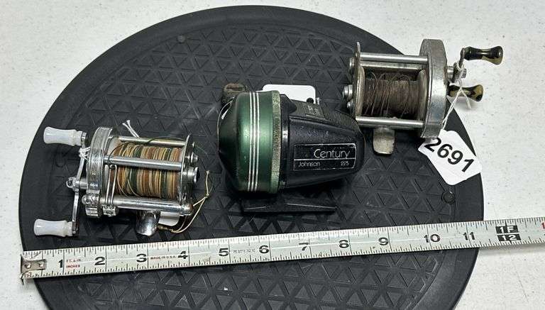 Shakespeare Direct Drive No.1924, Pflueger Summit No.1993L,  & Johnson Graphite
