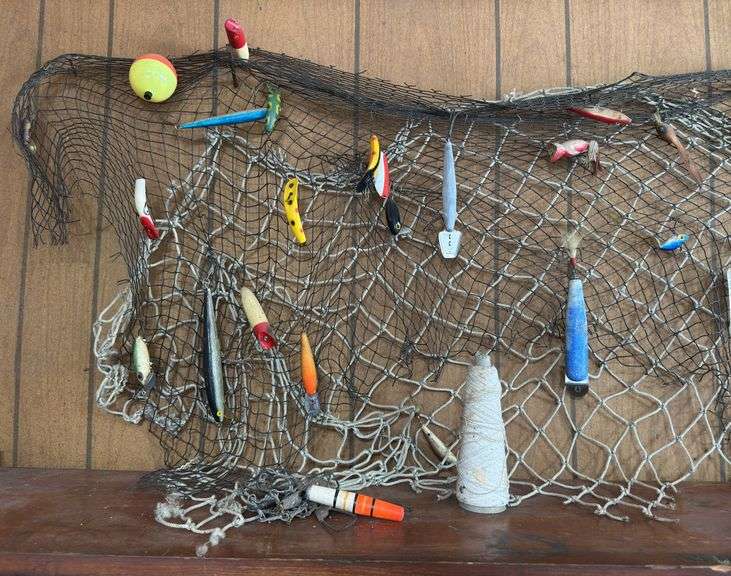 Decorative Fishing Net, Lures, & Misc.