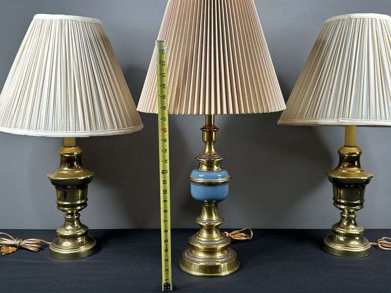 3 Brass Lamps