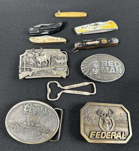 ‘Federal’, Coors’ and other Misc Belt Buckles