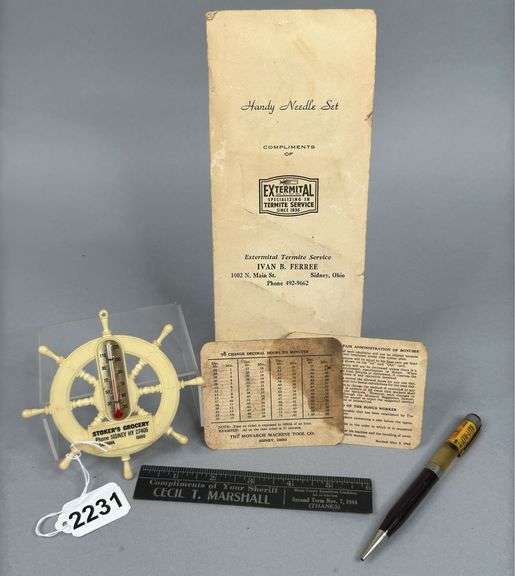 Sidney, Ohio Local Advertising Collectibles image