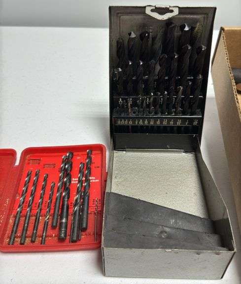 Drill Bits, Putty Knives, Channel Locks, & Assorted Tools