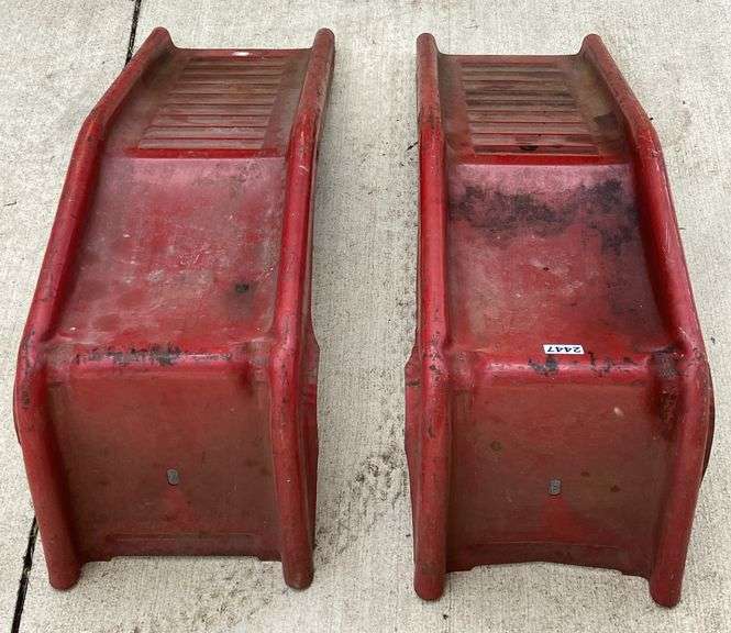 Pair of Metal Car Ramps