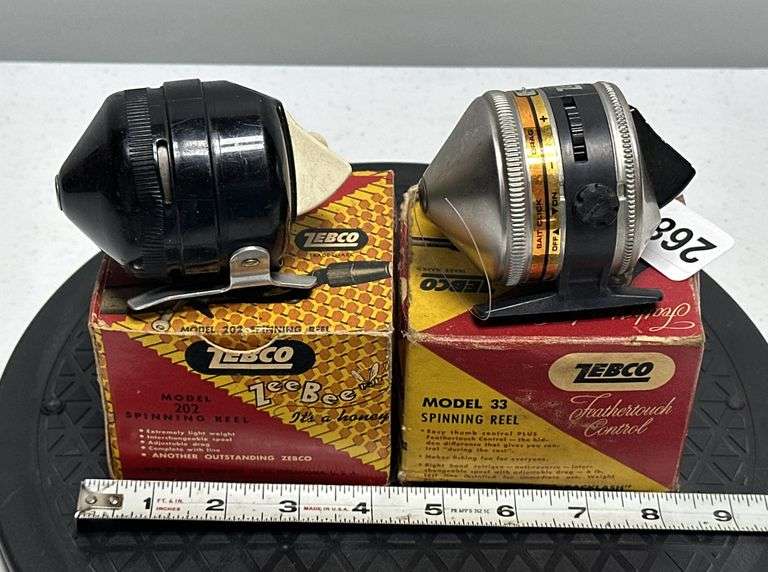 Zebco ZeeBee & Model 33 Spinning Reels