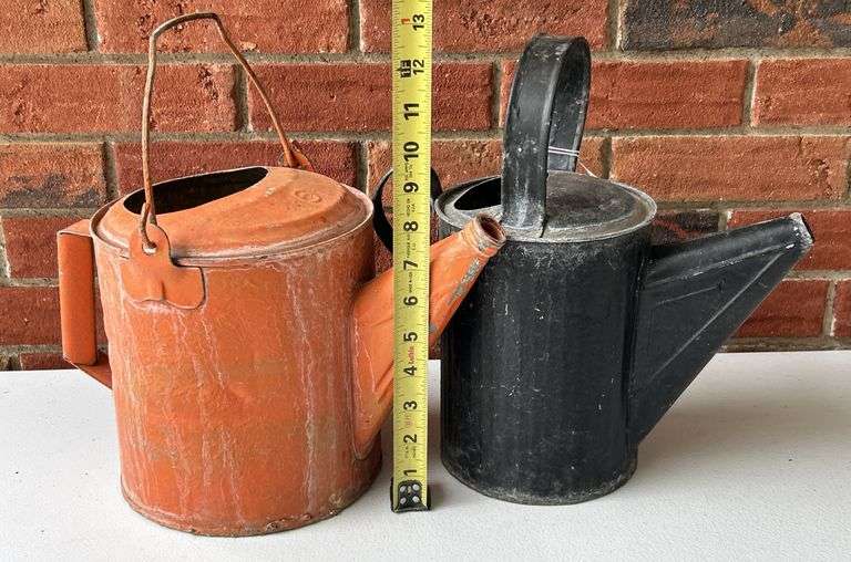 Black & Orange Watering Cans