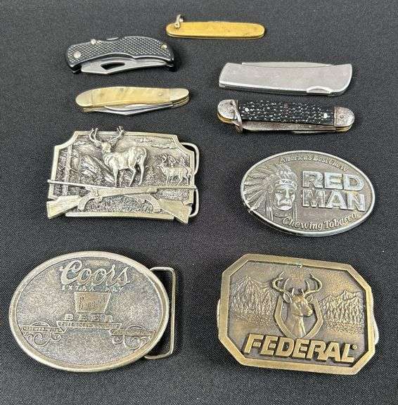 ‘Federal’, Coors’ and other Misc Belt Buckles