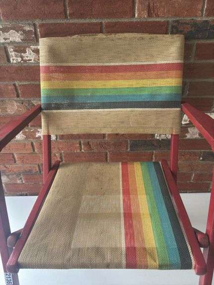 Colorful Wooden Collapsable Chair