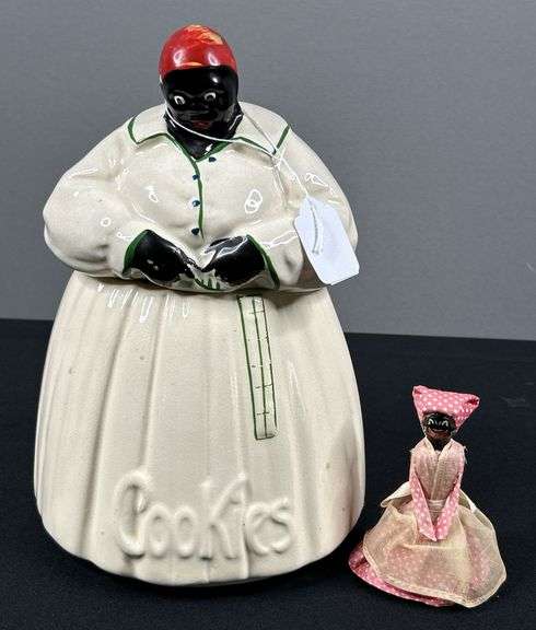 Aunt Jemima Cookie Jar & Dinner Bell