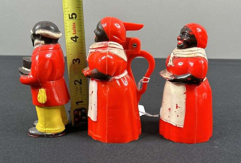 Aunt Jemima Salt & Pepper Shakers and Syrup Container