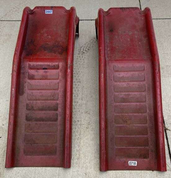 Pair of Metal Car Ramps