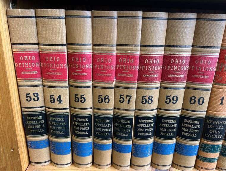 OHIO Opinions Annotated Volumes 1-60