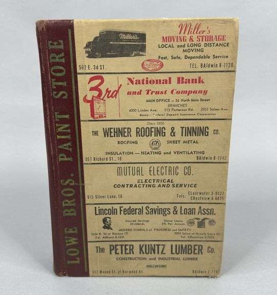 1958 Dayton Suburban Directory Book image