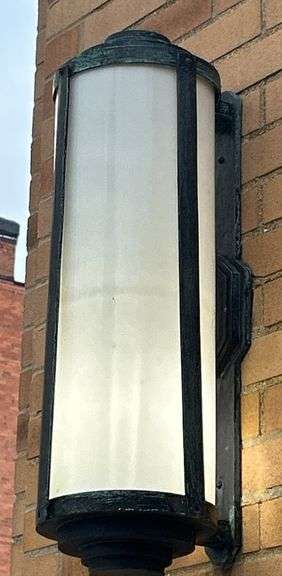 Art Deco Exterior Cylinder Lighting