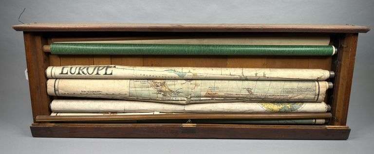 Beckley-Cardy School Furnishers Roll Up Map Chart image
