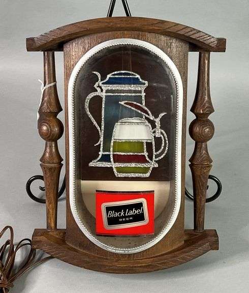 Black Label Beer Advertising Sign image