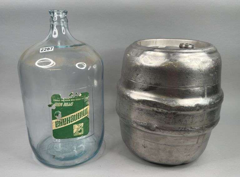 Jos Schlitz Brewing Co. Keg & Glass Water Bottle image