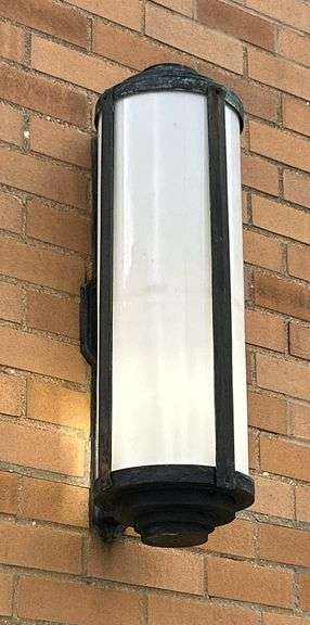Art Deco Exterior Cylinder Lighting